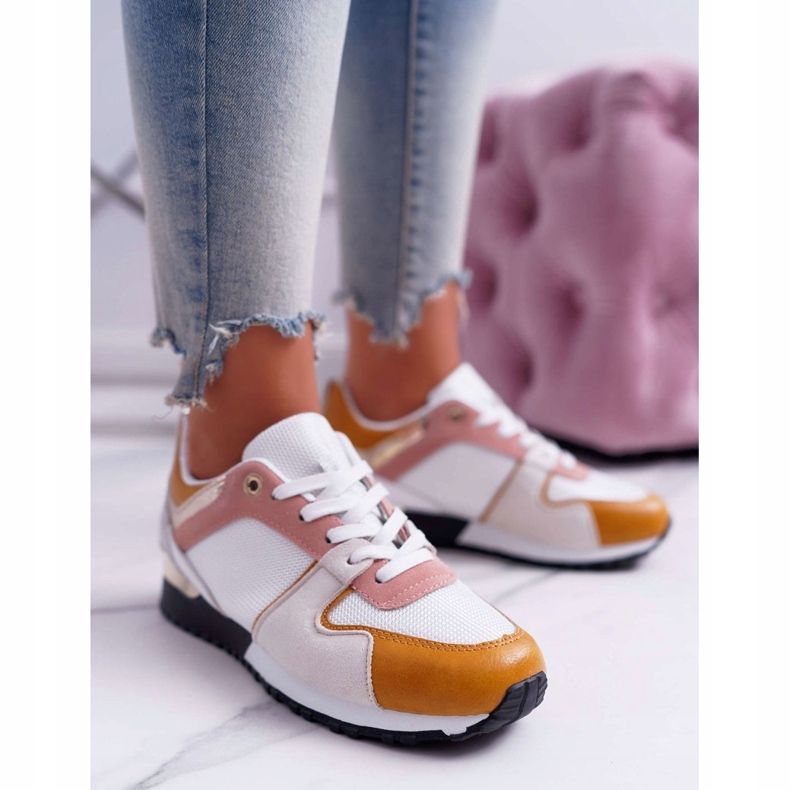 FJ1 Scarpe Sportive da Donna Giallo Merido bianco multicolore 1