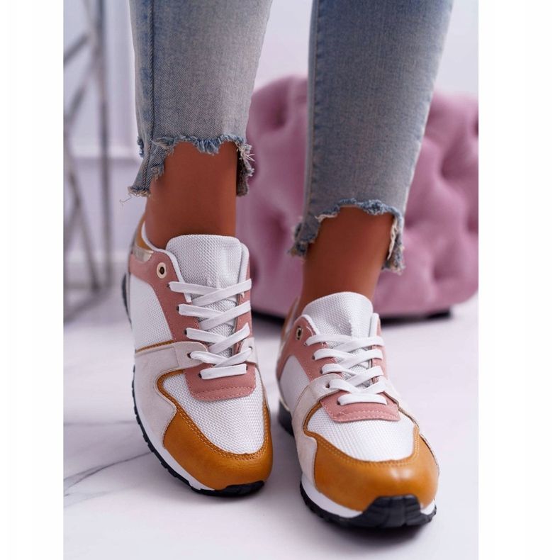 FJ1 Scarpe Sportive da Donna Giallo Merido bianco multicolore 2