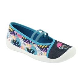 Scarpe per bambini Befado 116Y270 blu rosa grigio multicolore 2