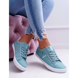 Sneakers da donna Big Star Mint DD274351 verde 2