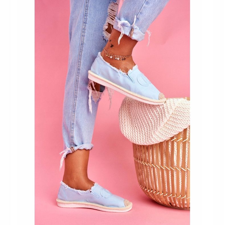 PS1 Espadrillas blu da donna Flaure 2