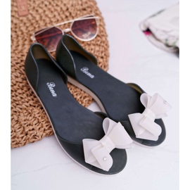 Ballerine in gomma Meliski Bows Green Candy verde 1