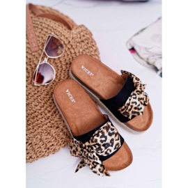 Pantofole da donna Vices Black Leopard 6275 nero 1