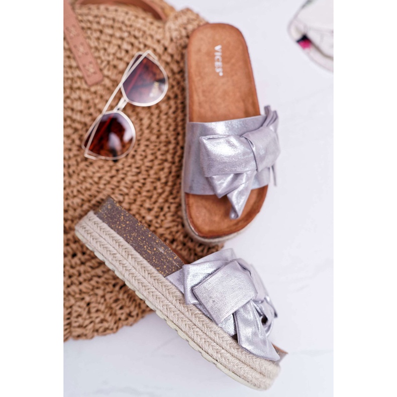 Vices Pantofole da donna Morse Argento 6275 grigio 2