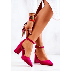 SEA Décolleté Con Tacco Donna Camoscio Fucsia Harye rosa 2