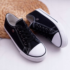 EVE Sneakers Bambini Nere Justika nero 1