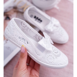 EVE Sneakers Dudi in pizzo bianco per bambini 1