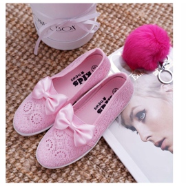 EVE Sneakers per bambini in pizzo rosa Dudi 1