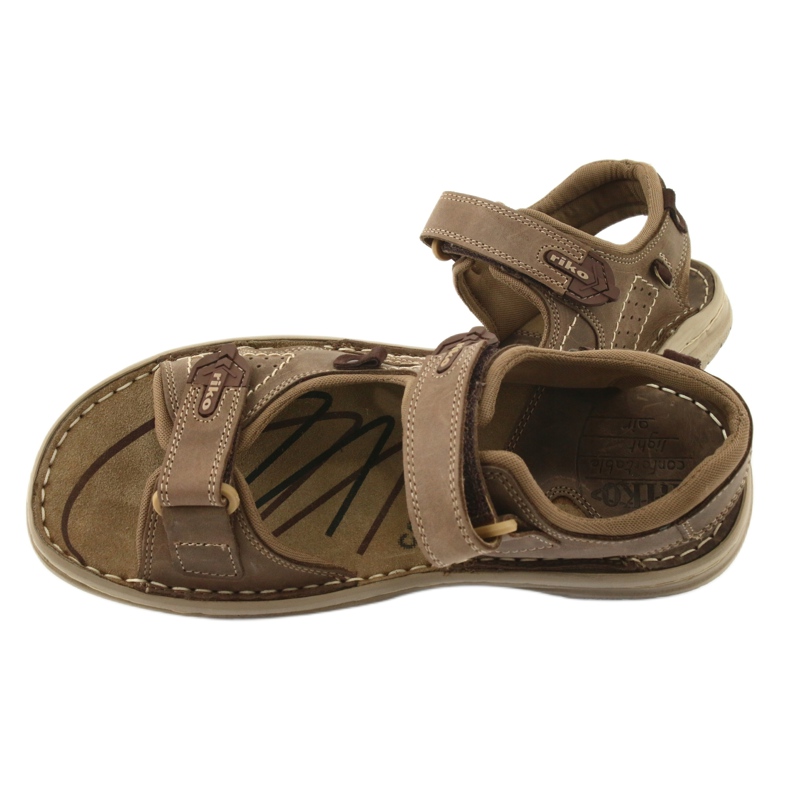 Riko 552 sandali uomo comfort beige 4