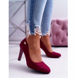 Décolleté Donna Con Tacco Camoscio Fucsia Scuro Sergio Leone Campbell rosa 1