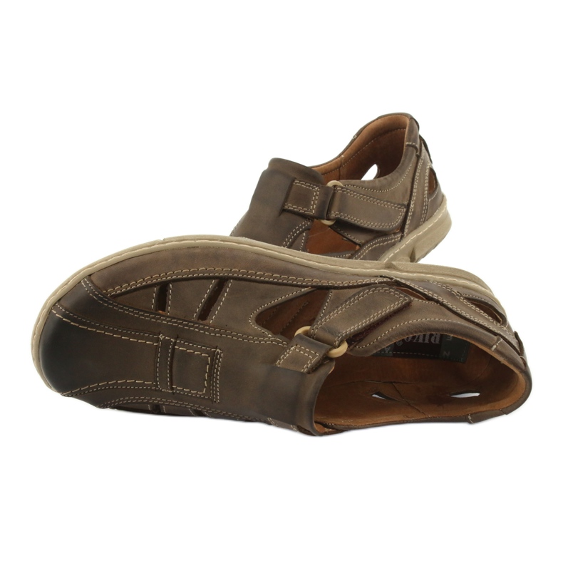 Riko 458 sandali uomo comfort cachi 5