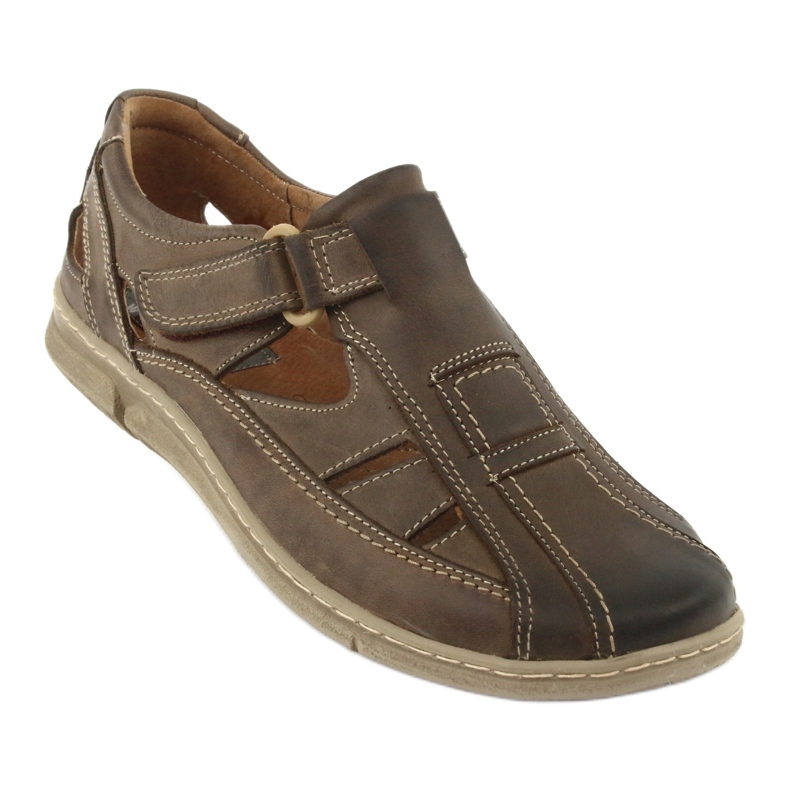 Riko 458 sandali uomo comfort cachi 1