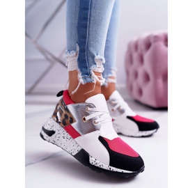 Scarpe Sportive da Donna Lu Boo Con Motivo Leopardato Bianco Malibu multicolore 1