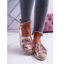 Espadrillas da donna Lu Boo Pink Paillettes Destino rosa 2