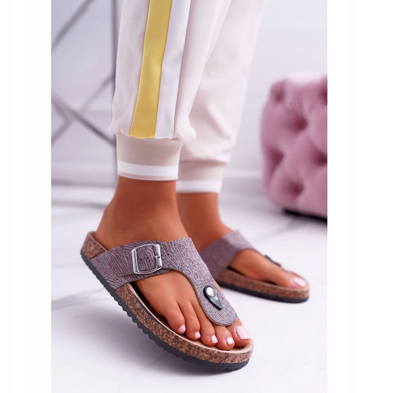 EVE Pantofole da donna grigie Baisan grigio 1