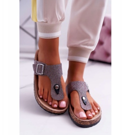 EVE Pantofole da donna grigie Baisan grigio 2