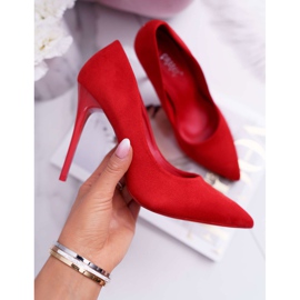 SEA Tacchi a spillo Yanna in camoscio rosso da donna 1