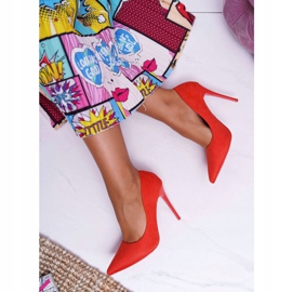 PS1 Tacchi A Spillo Donna Camoscio Arancio Yanna arancia 2