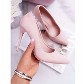 SEA Tacchi a spillo Yanna rosa in camoscio da donna 1
