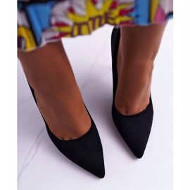 PS1 Tacchi a spillo Yanna in camoscio nero da donna 2