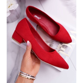 PS1 Décolleté Classiche Donna Scamosciato Rosso Rheya 1