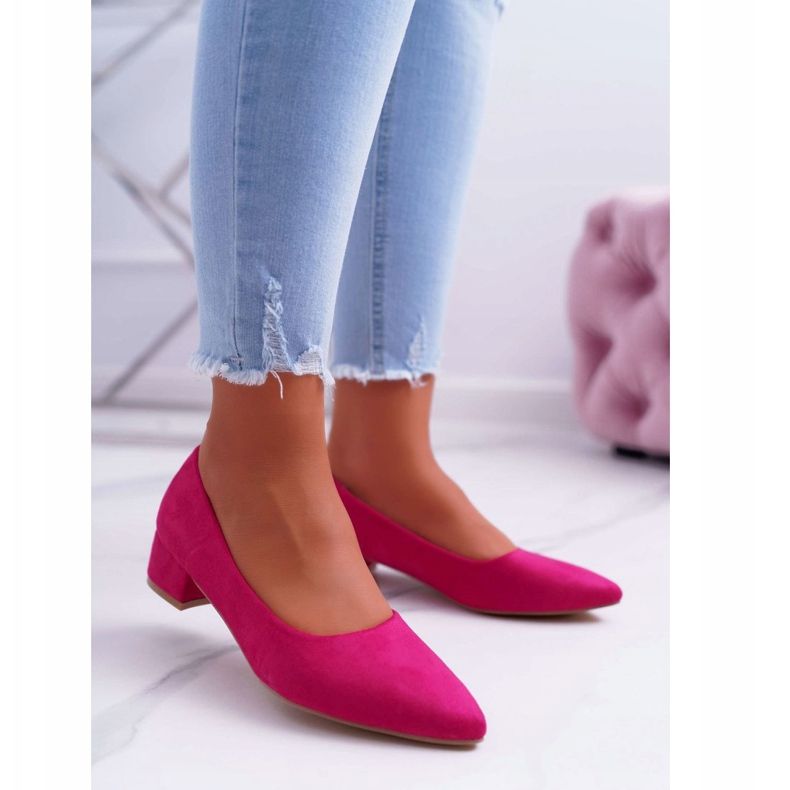 PS1 Décolleté Classiche Donna Scamosciato Fucsia Rheya rosa 2