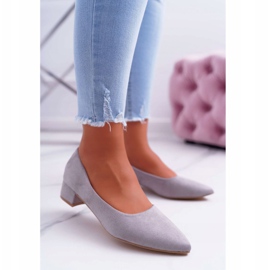 PS1 Décolleté Classiche Donna Scamosciato Grigio Rheya 2