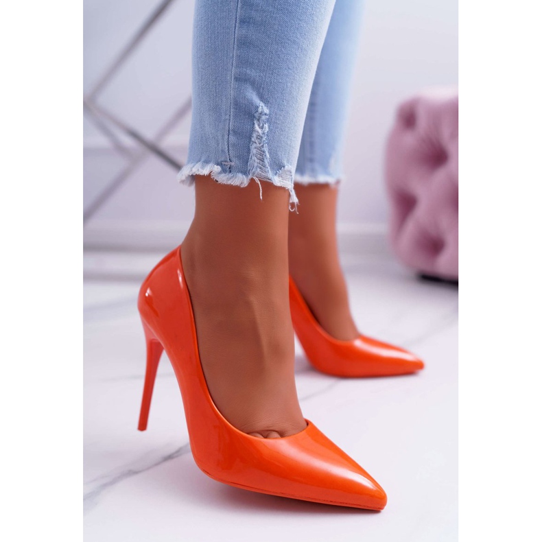 PS1 Scarpe col tacco da donna Yanna arancione arancia 1