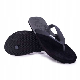 Pantofole da uomo Infradito Big Star Black AA174422 nero 1