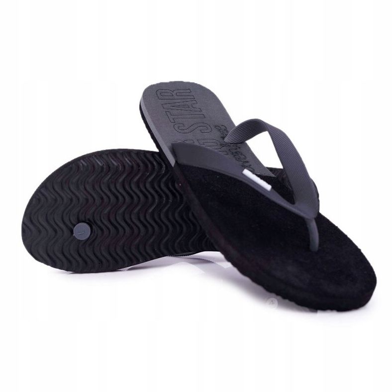 Pantofole da uomo Infradito Big Star Black AA174422 nero 1