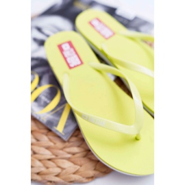 Pantofole da donna Infradito Big Star Neon Lime AA274A129 verde 2
