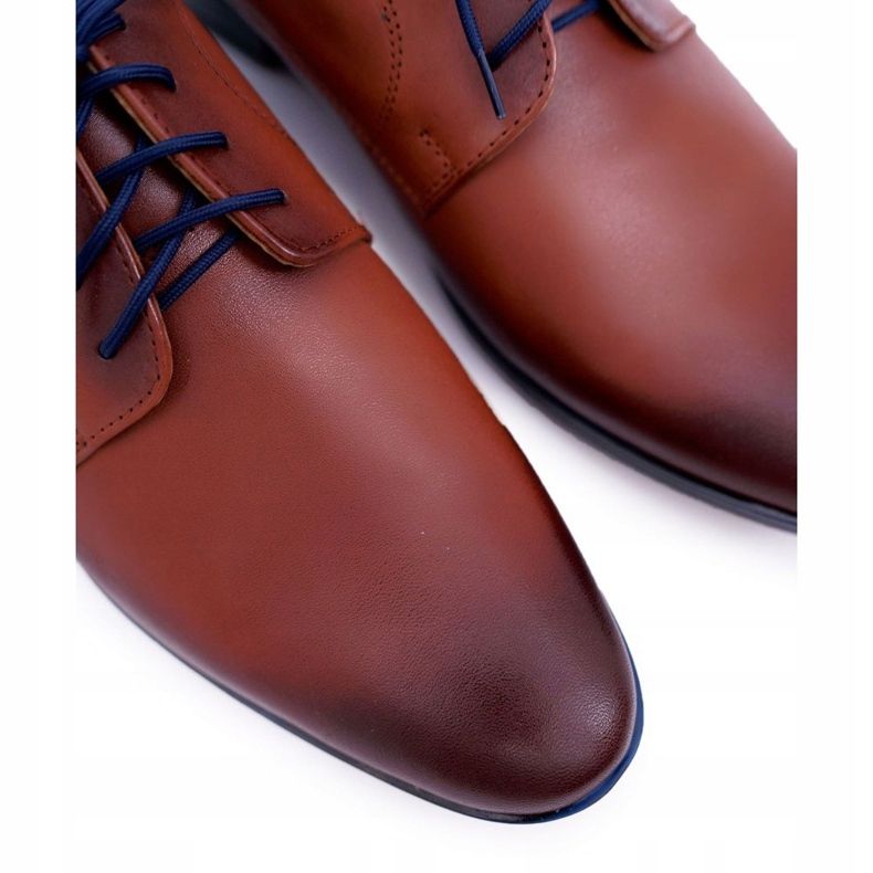 Mario Boschetti Eleganti scarpe brogue da uomo in pelle in marrone Menelaos 2