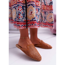 Vices Pantofole Eleganti da Donna Marrone Vizi 3301 1