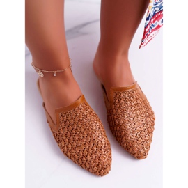 Vices Pantofole Eleganti da Donna Marrone Vizi 3301 2