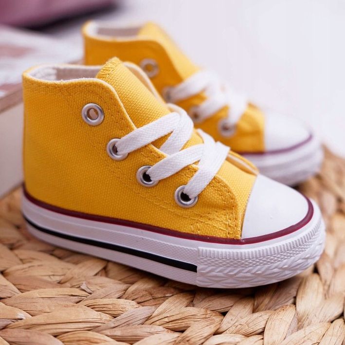 FRROCK Sneakers da bambino Classic High Yellow Filemon giallo 1