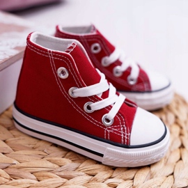 FRROCK Sneakers Alte Classiche Per Bambini Rosso Filemon 1