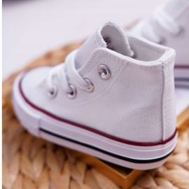 FRROCK Sneakers classiche da bambino Filemon bianche alte bianco 1