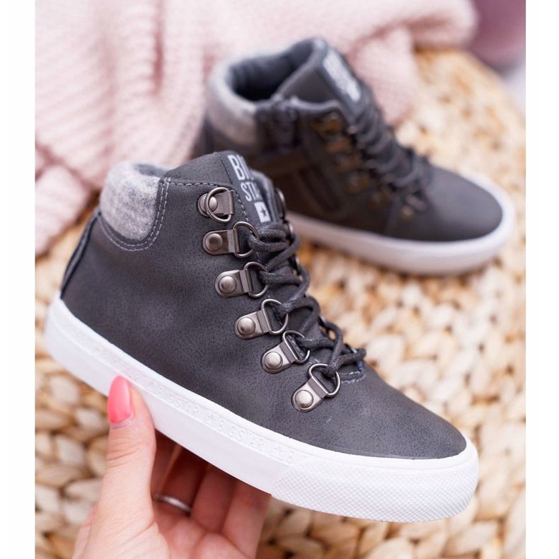 Scarpe da bambino per bambini Sneakers Big Star Grigie EE374040 grigio 1