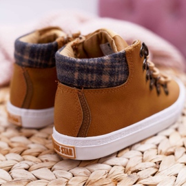 Sneakers da bambino Big Star Camel EE374039 marrone 2