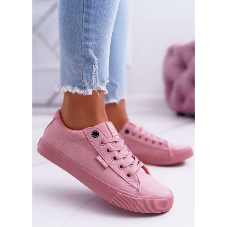 Sneakers Donna Big Star Suede Rosa EE274047 1