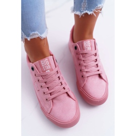Sneakers Donna Big Star Suede Rosa EE274047 2