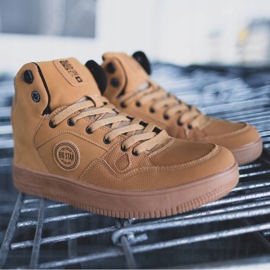 Scarpe Sportive Uomo Big Star High Camel EE174432 marrone 1