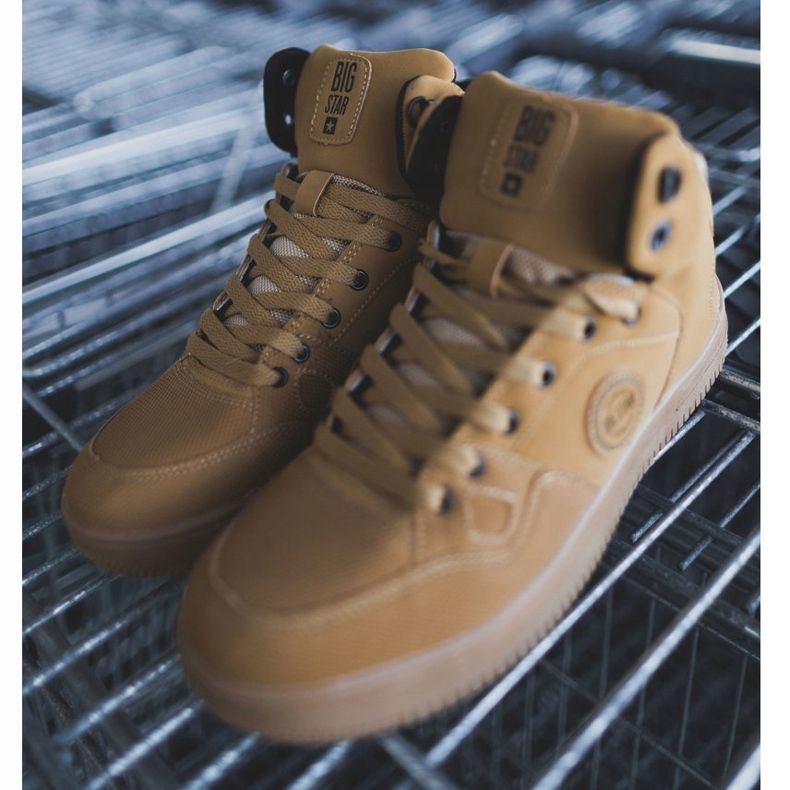 Scarpe Sportive Uomo Big Star High Camel EE174432 marrone 2