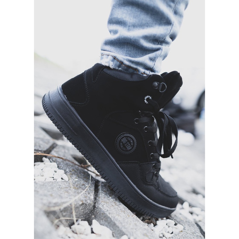 Scarpe Sportive Uomo Big Star Alte Nere EE174433 nero 1