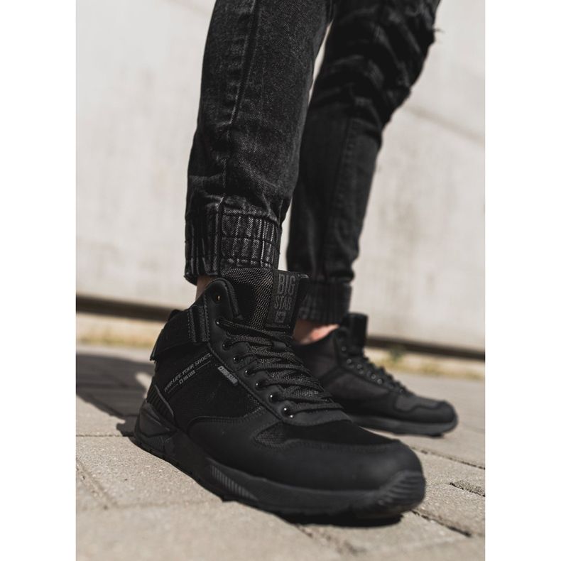 Scarpe Sportive Uomo Big Star High Outdoor Nere EE174461 nero 1