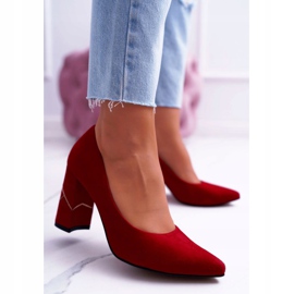 Laura Messi Décolleté Donna Scamosciato Rosso 2050 Tiffany 1
