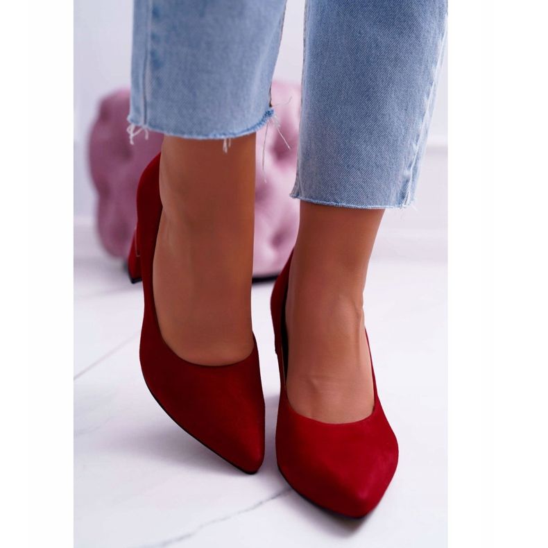 Laura Messi Décolleté Donna Scamosciato Rosso 2050 Tiffany 2