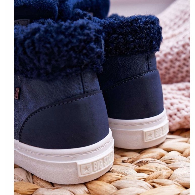 Bambini Ragazzi Ragazze Scarpe Ragazze Big Star Navy Blue EE374018 1