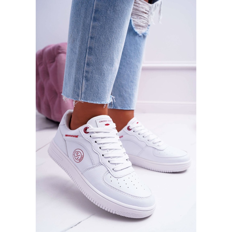 Sneakers Donna Cross Jeans Bianco EE2R4143C bianca 1