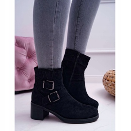 FRID Stivali Donna Con Tacco Alto Camoscio Nero Fagret 1